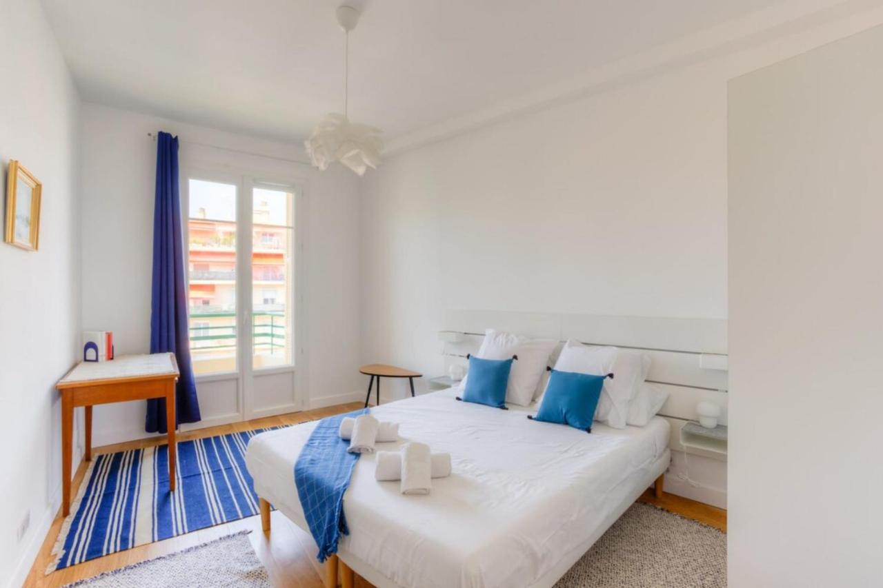 Appartement Sunny Private With Sea View Near The Beach Nice